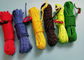 Eğlence Ekipmanları İçin Renkli Floresan 3mm Örgülü Naylon Kordon Halat